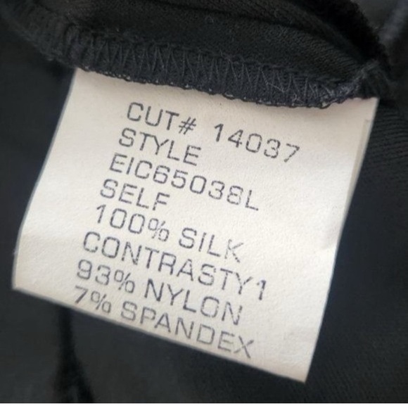 TADASHI Collection 100% Silk Beaded Halter Gown - size 4. M - Picture 10 of 12